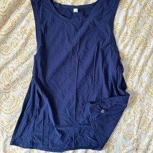 Blue Lululemon tank top #activewear